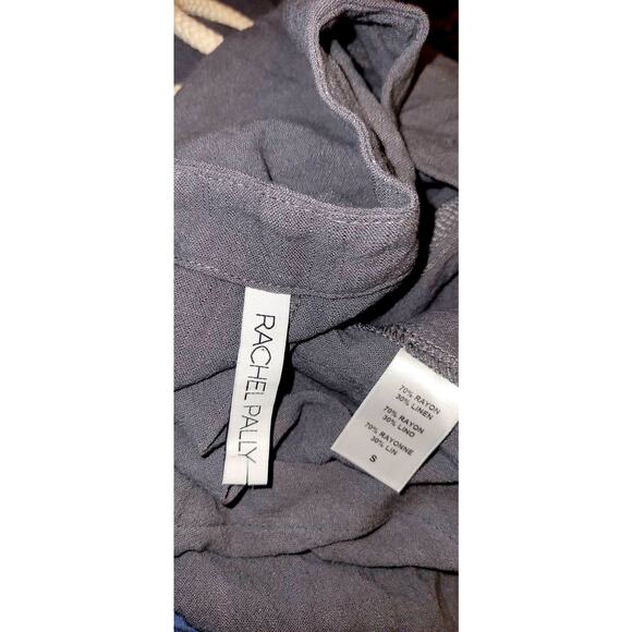 New Free People x Rachel Pally Troy Linen Jumpsuit $255 SMALL Gray Long Sleeve - Picture 3 of 6